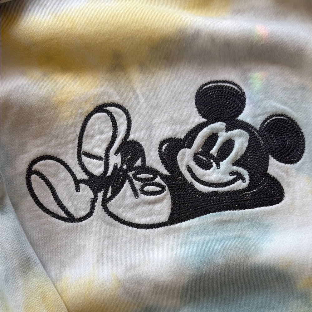 Disney Pastel Tie-Dye Sweatshirt and joggers 2xl